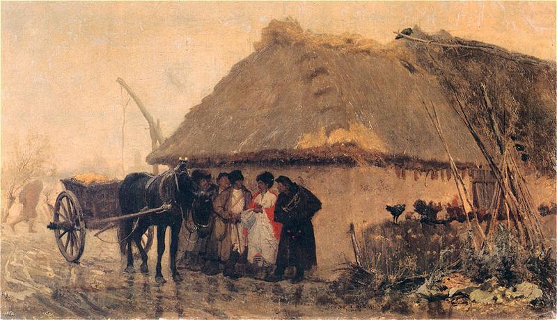 Jozef Chelmonski During the Rain china oil painting image